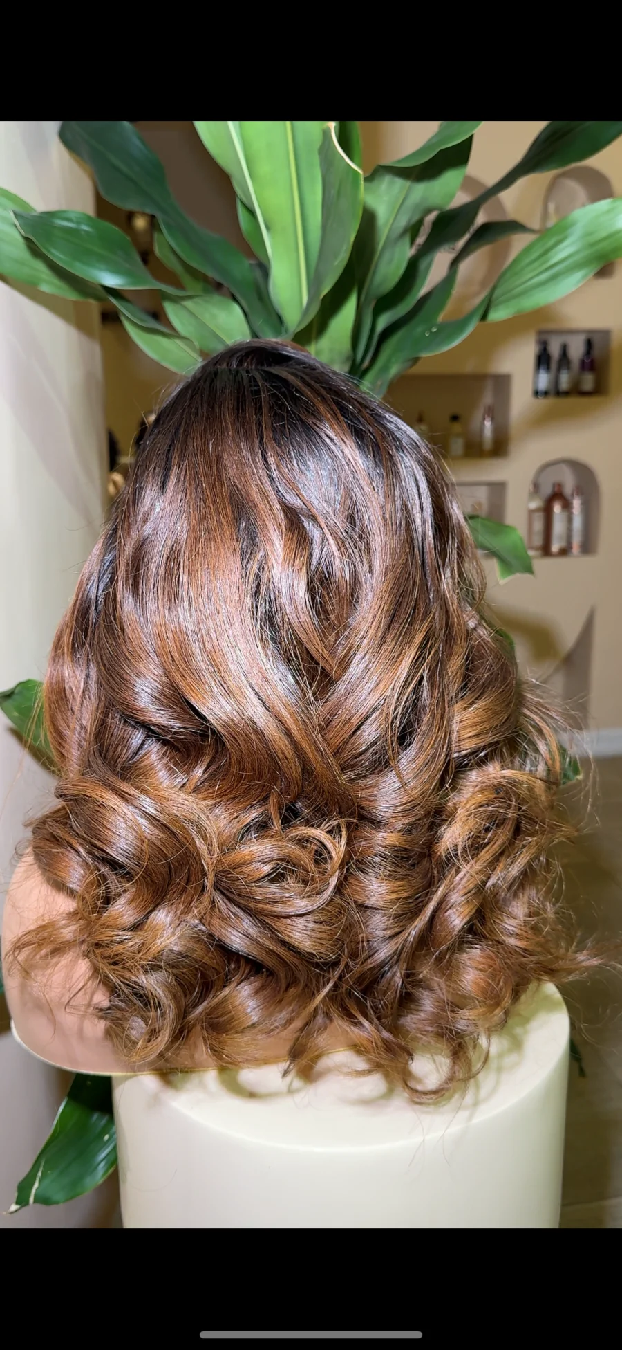 Bouncy Wavy Highlight Wig – 14” | 13x4 HD Frontal - Image 2