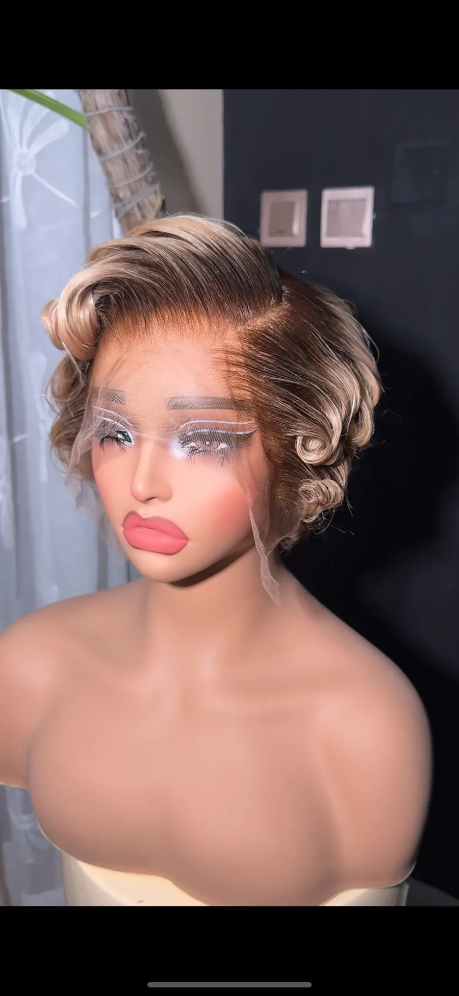 13*5 light blonde pixie