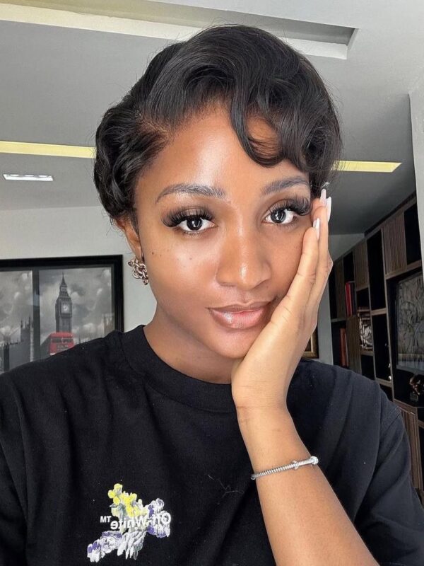 Full frontal Black Pixie